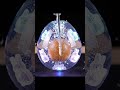 「ガラスのアボカドを切ったら…中から可愛い動物模様がきらめいた🥑✨【ASMR】」#ASMR #ガラスアート #断面美 #アボカド #かわいい #宝石 #8K #アニマル