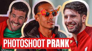 “This Is My Better Side” 📸 | Alisson, Van Dijk & Szoboszlai Photoshoot Surprise | Liverpool FC