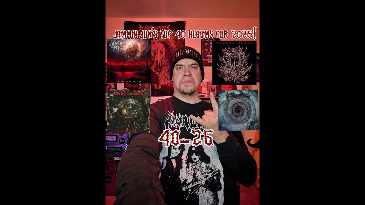 Топ-40 альбомов 2025 года по версии Jammin Jon, часть 1.