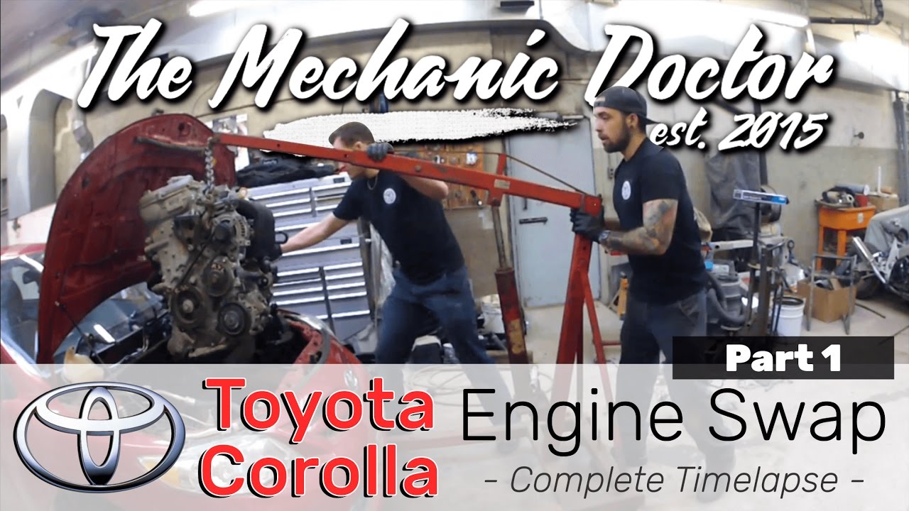Toyota Corolla Engine Swap Part 1 | A Day in the Life of an Auto