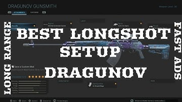 THE BEST DRAGUNOV SETUP FOR LONGSHOTS FAST AND EASY- CALL OF DUTY MODERN WARFARE (SEASON 4)