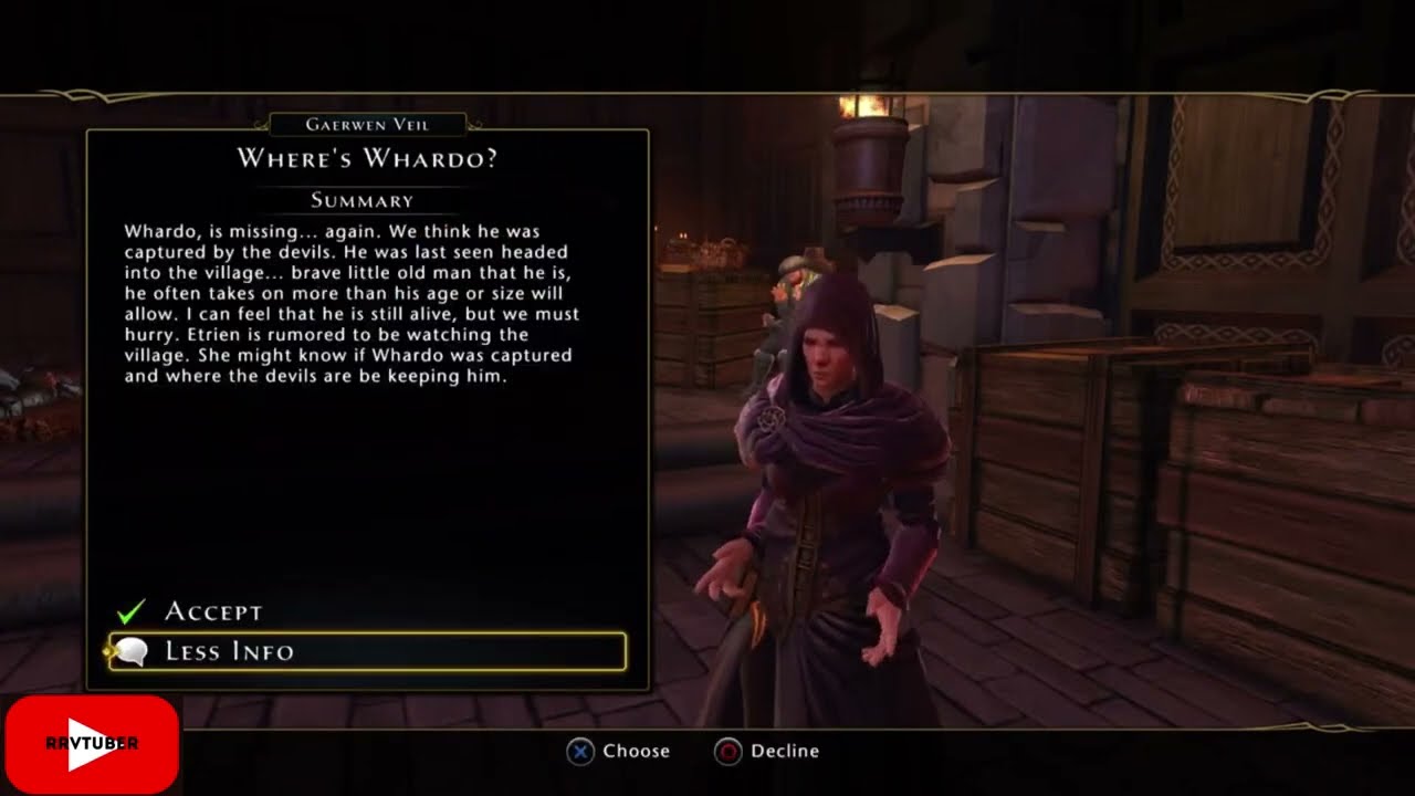 Neverwinter Where's Whardo? - Vallenhas