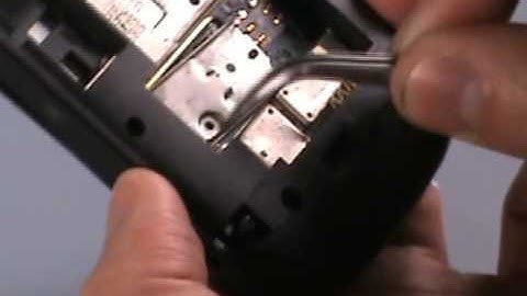 BlackBerry Curve 8520 trackpad removal tutorial