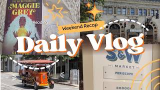 Asheville Vlog: Bookstore, Good Food Bites & My Dad Behind the Scenes.