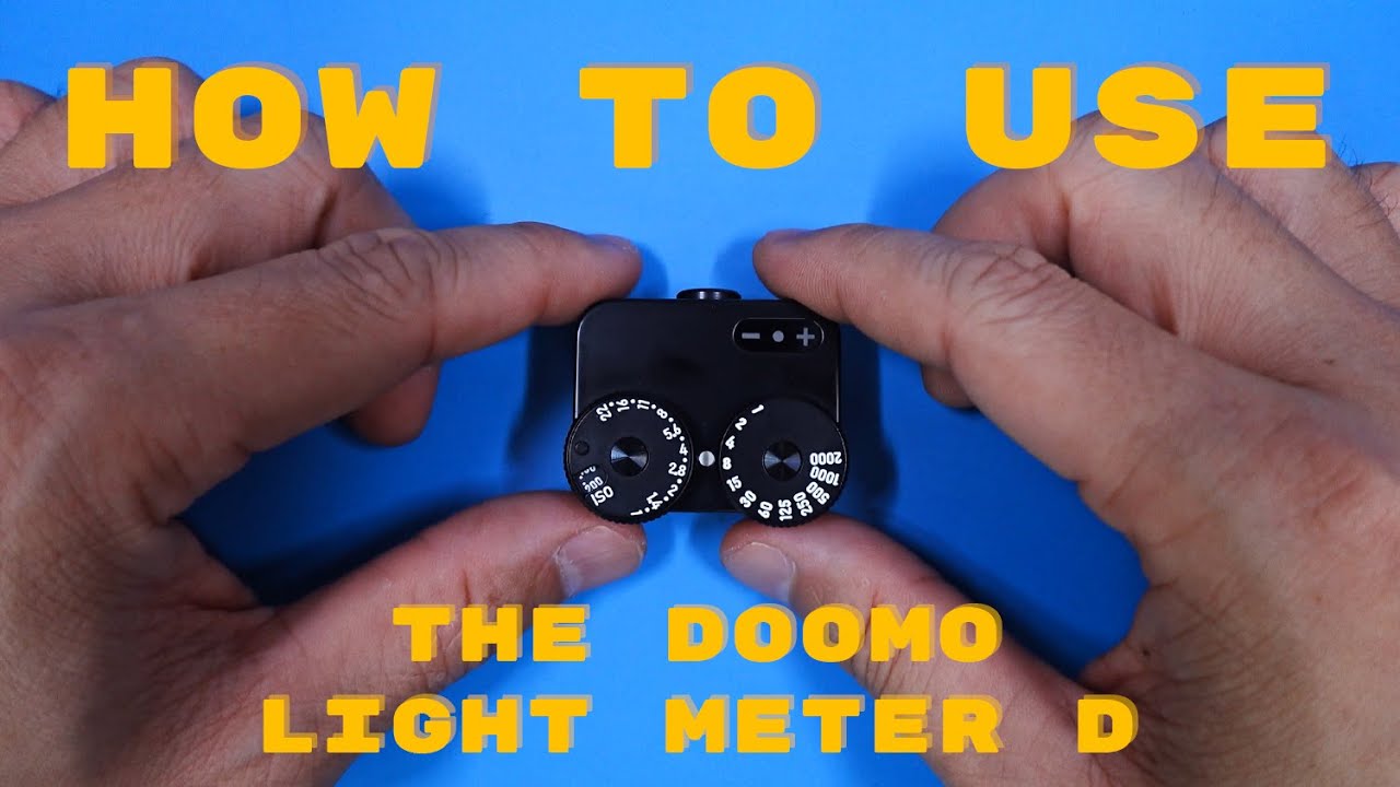 How to use the Doomo Light Meter D YouTube