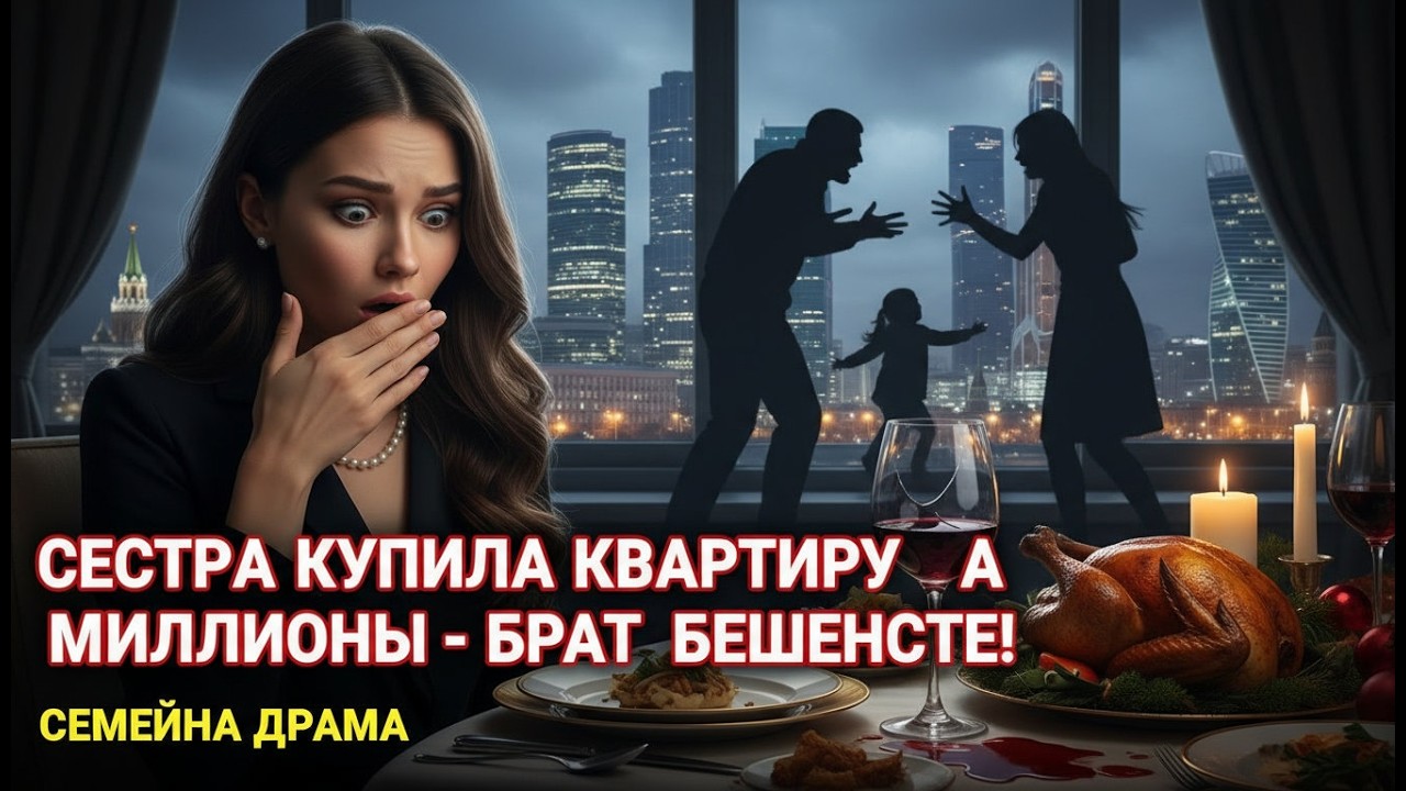 Сестра купила элитную квартиру – брат требует долю, разрывая семью!