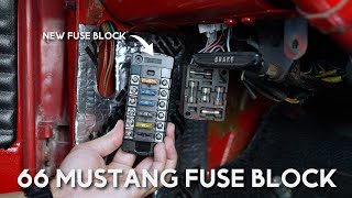 1966 Mustang | Replace the Existing Glass Fuse Block w/Blade Style Fuse Block