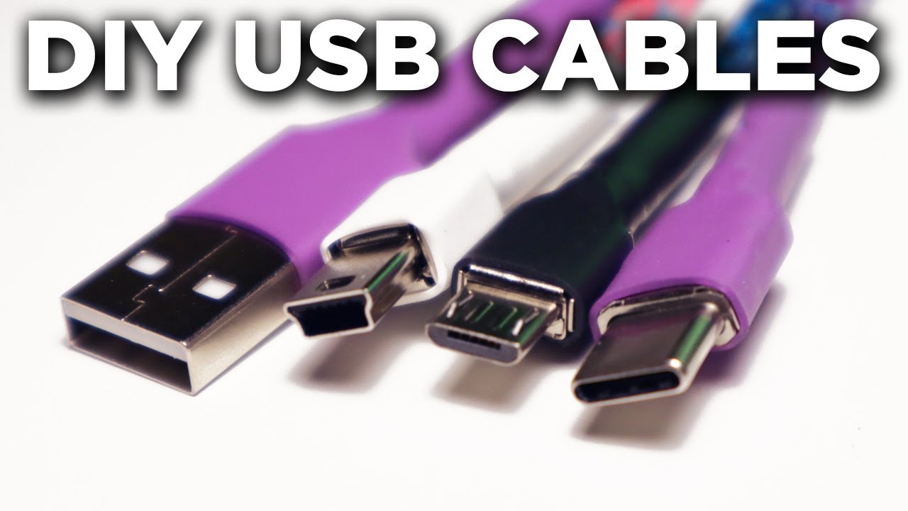 How to Solder USB C, Micro, Mini, and A Keyboard Cables - YouTube