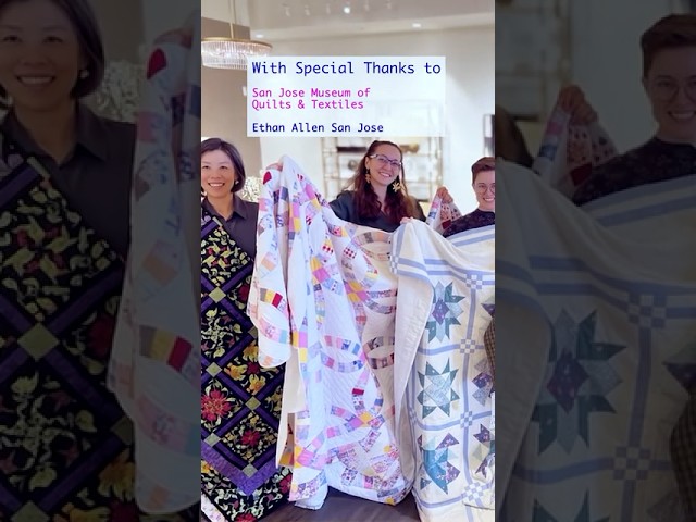 Ethan Allen San Jose & the Museum of Quilts and Textile #quilting #textile #sanjose