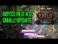 PoE 2 - Quick Update for my Abyss Omen Min-Max Strat