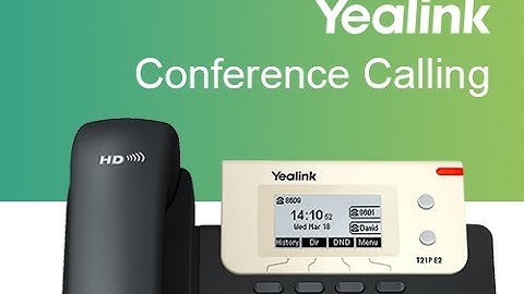 Yealink T21P E2:  Conference Calling