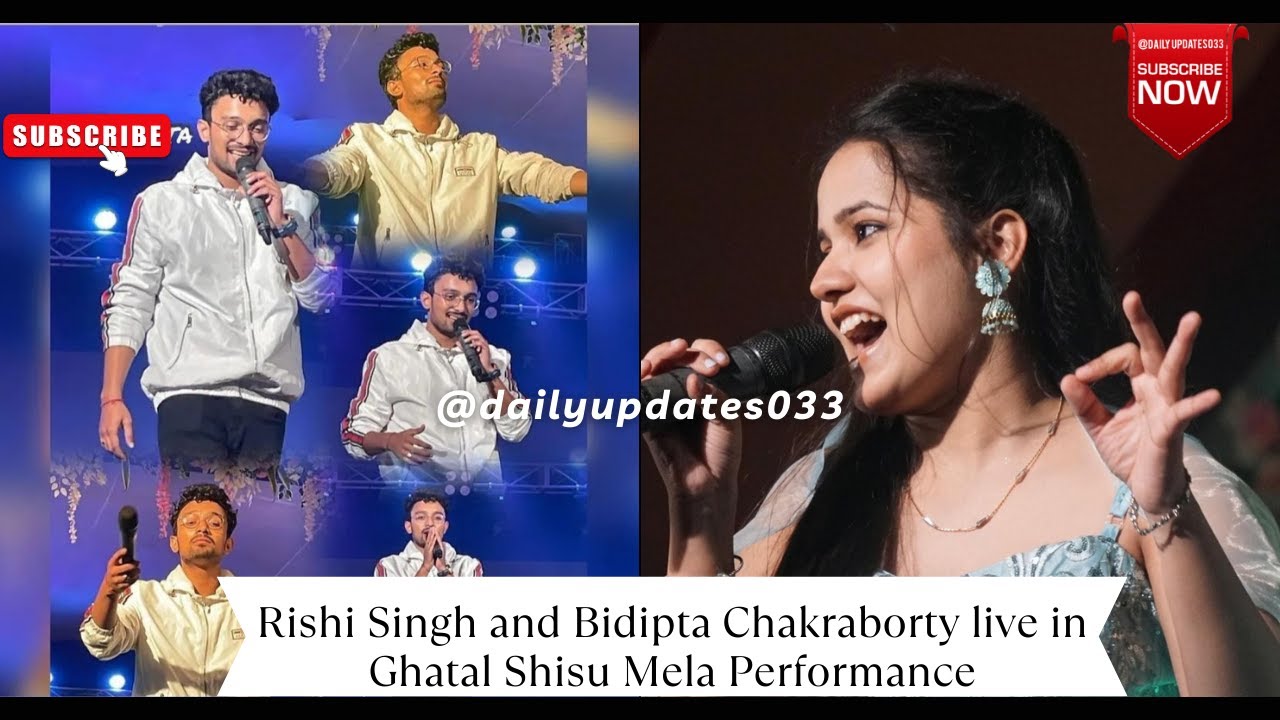 Rishi Singh and Bidipta Chakraborty live in Ghatal Shisu Mela Performance | 