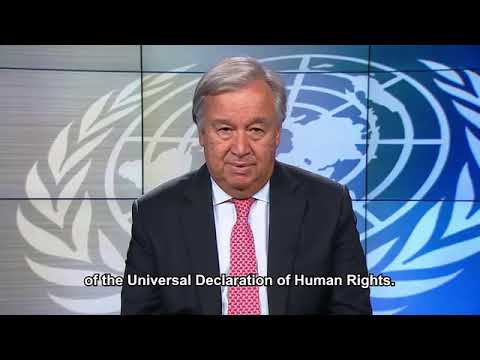 پیام ویدئویی دبیر کل سازمان ملل به مناسبت روز جهانی صلح