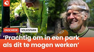Hans Schildert Vrijwillig Alle 86 Lantaarnpalen In Het Enschedese Volkspark Het Houdt Me Bezig