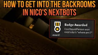 How to get ALL badges!!  Nico's Nextbots 