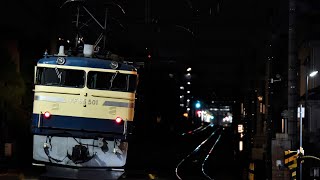 単9836  EF65-501 青い名機、再び。   品川撮影会に伴う送り込み単機回送