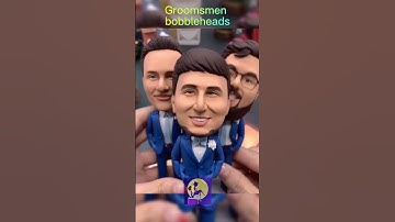 Custom Groomsmen Bobblehead As Gifts For Your Groomsmen- Personalized Bobbleheads from Photo