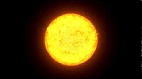 Animation of a variable star