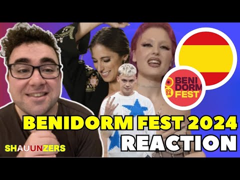 REACTION BENIDORM FEST 2024 ALL SONGS - Eurovision Song Contest 2024