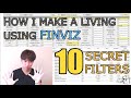 How I Make a LIVING using These 10 Filters on Finviz