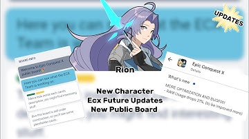 Het laatste nieuws en updates van Epic Conquest X!! (Mis het niet!)