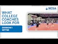 How to make a recruiting  volleyball  setter