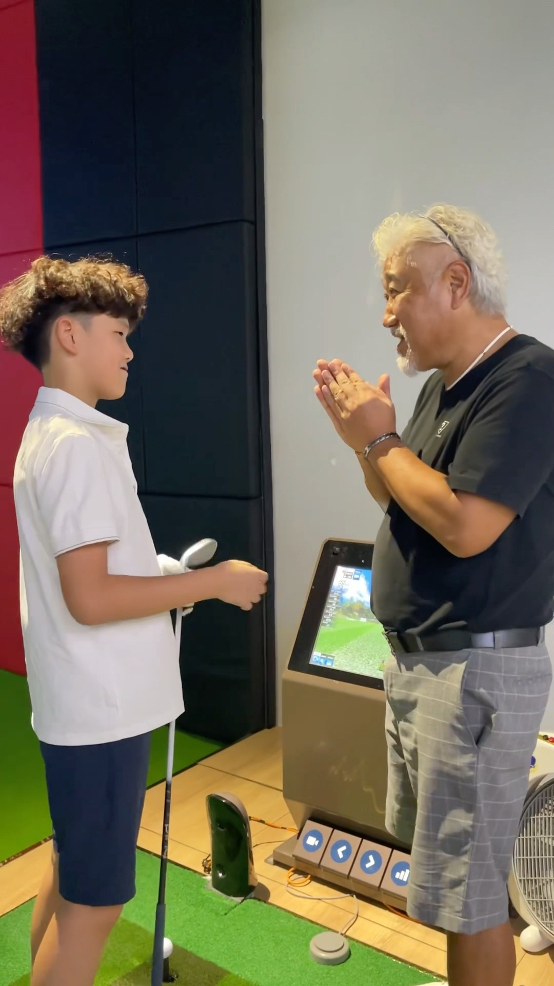 (Golf familyVN)thầy luôn tạo ra không khí vui vẻ khi dạy em ?#golf #shorts