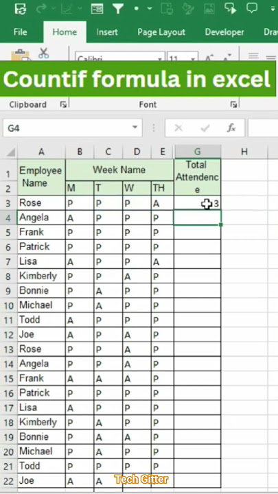 Excel COUNTIF Function Made Simple!
