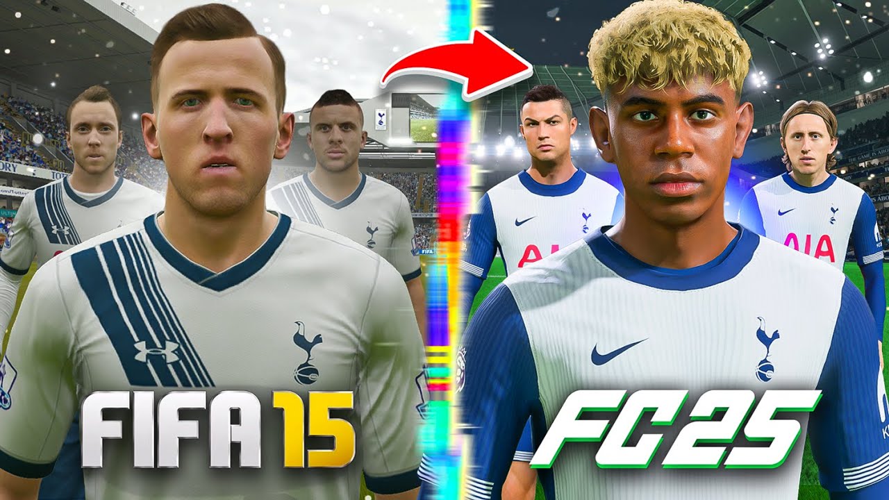 I Rebuild Tottenham From FIFA 15 to FC 25!