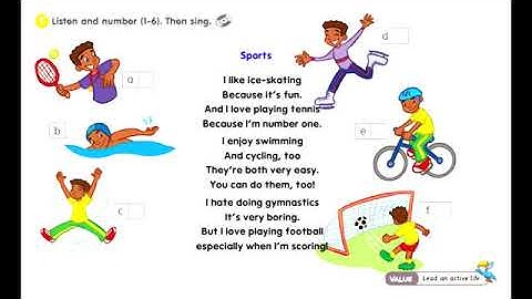 Get Smart Plus 4 Module 9 - Page 93 (Sports Song)