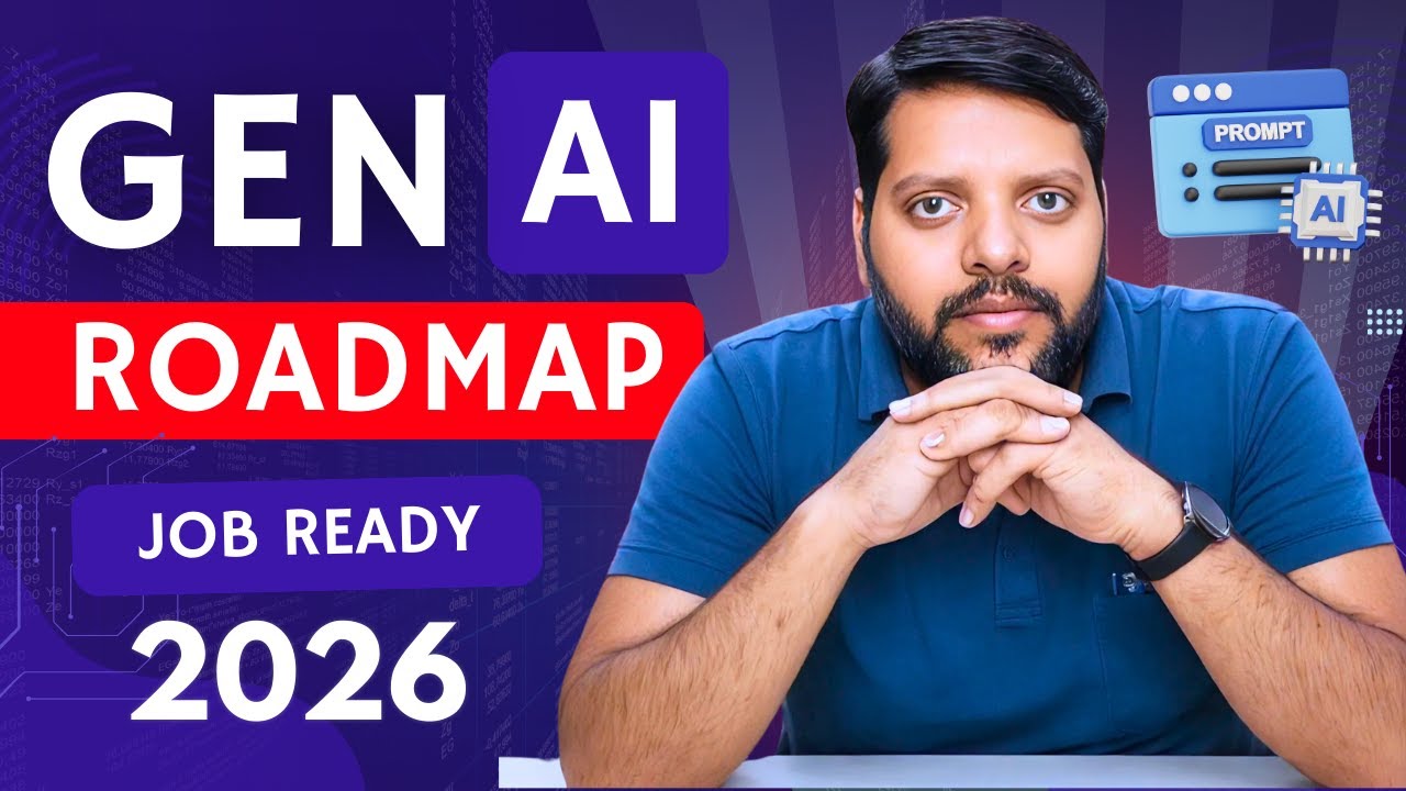 Gen AI Full Roadmap 2026 | How to Become Job-Ready in the AI Era - YouTube