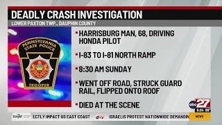 One dead after Dauphin County crash