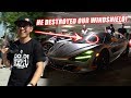 ALEX CHOI CRACKED THE WINDSHIELD ON OUR 720S!!