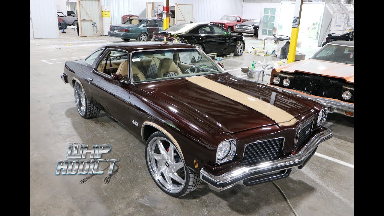WhipAddict: RARE 74' Oldsmobile Cutlass 442 on Rucci Forged 24s by Top ...