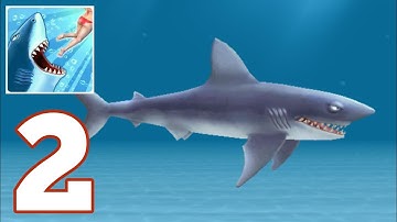 Hungry Shark Evolution - Gameplay Walkthrough Part 2 - Mako Shark (iOS, Android) Fishing Game