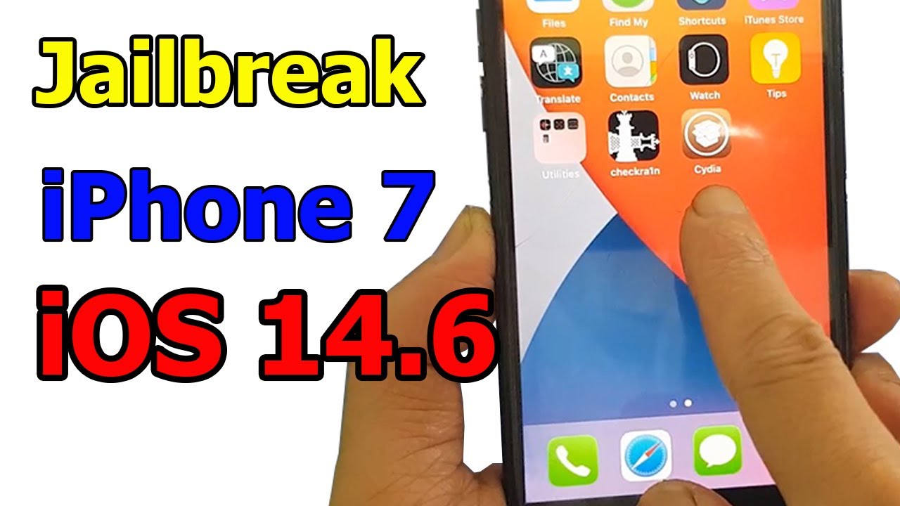 Jailbreak iPhone 7 iOS 14.6 - YouTube
