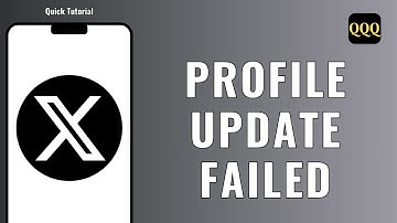 HOW TO FIX TWITTER PROFILE UPDATE FAILED