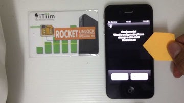 Unlock iPhone 4s OS 5.1 by iTiim Rocket 3