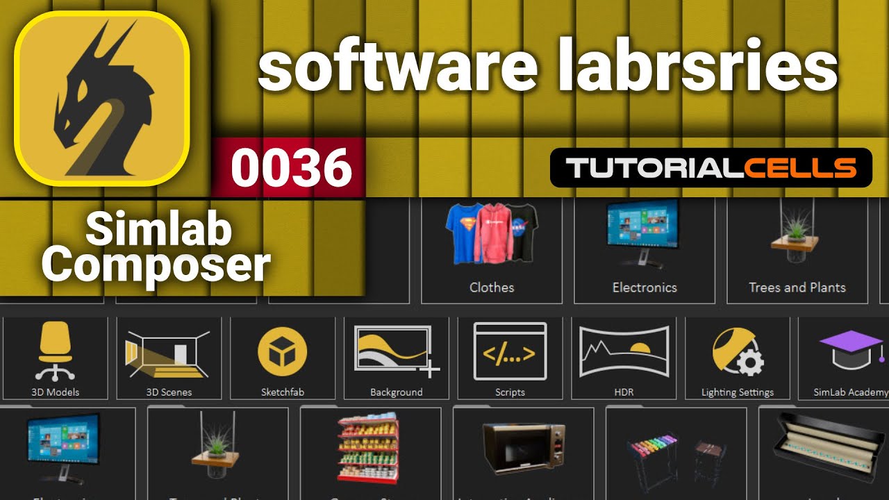 0036. 3d model libraries in simlab composer - YouTube