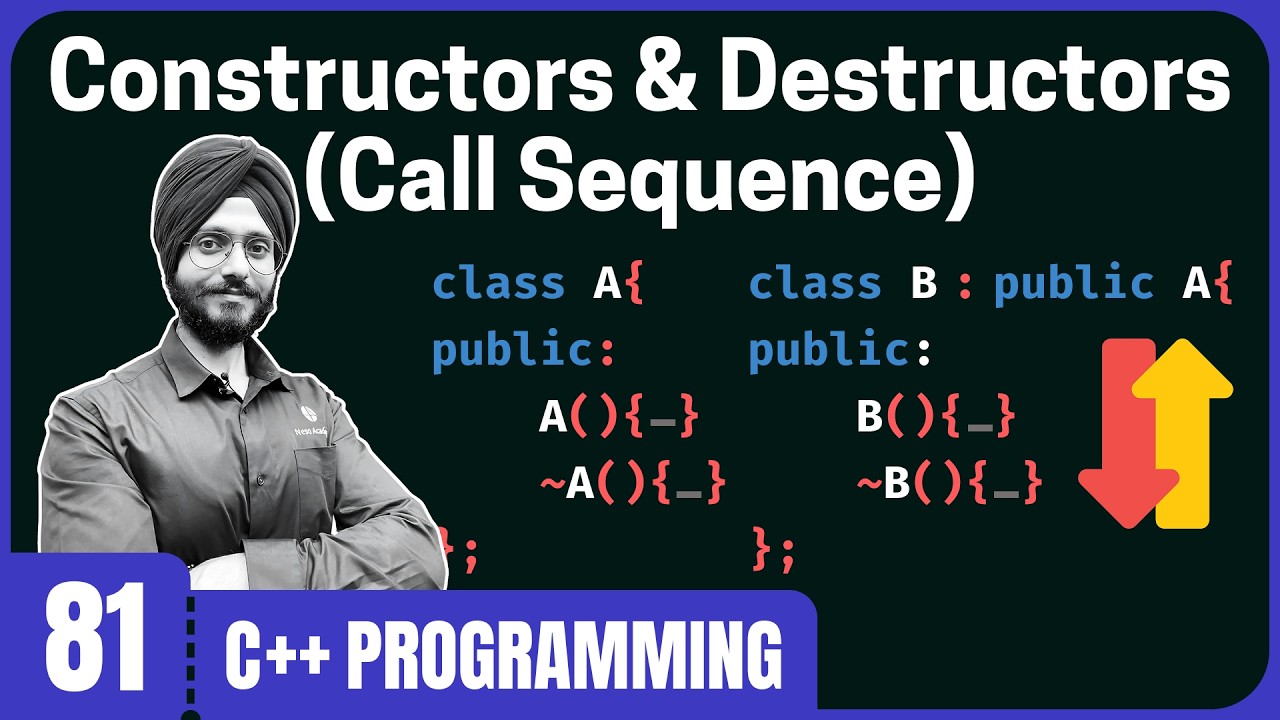 Call Sequence of Constructors and Destructors