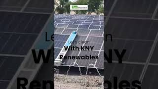 Make Solar Panel Cleaning easy & cost effective - solar panel dry cleaning robots.📞 +91 7983368099