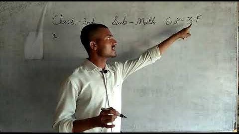 Self Practice 3F || Math || Class- 3|| By- Deepak Sir|| VBSS