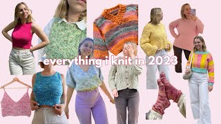 everything i knit in 2023 🧶