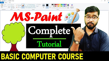 MS-Paint Complete Tutorial In Hindi | Basic Computer Course | Computer Gyan