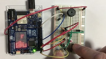 Arduino Uno R4 Wifi：マトリクスLEDでテトリス04　タクトスイッチで操作
