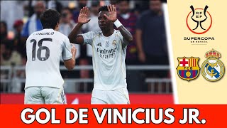 VINICIUS ESTÁ DE VUELTA: golazo para el empate 1-1 ante Barcelona | Supercopa