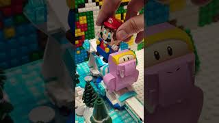 LEGO Mario CLASSIC snow Level SPEEDRUN!!!!! #shorts