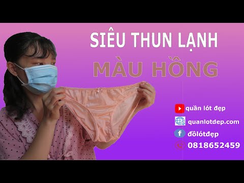 Video Quần lót nữ thun lạnh siêu mịn siêu mềm quá đẹp luôn - youtube
