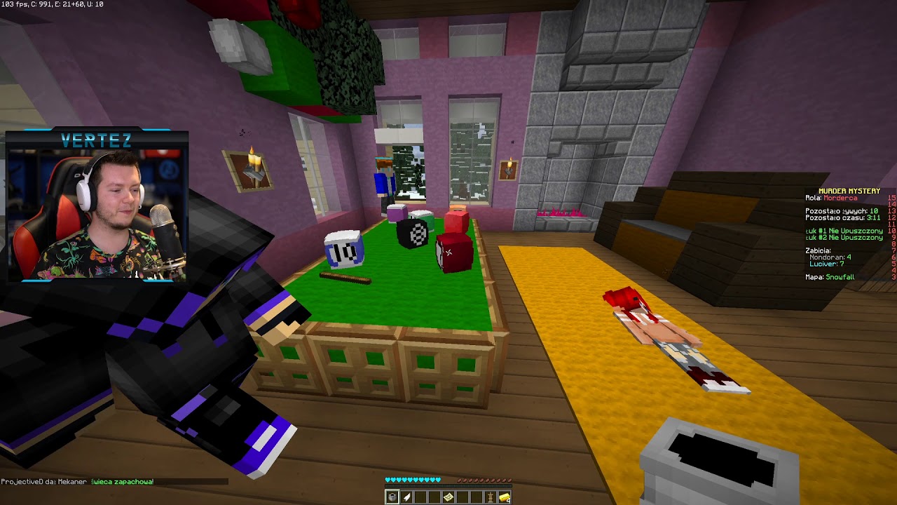 Minecraft Murder Mystery - KOLEJNY GŁUPI CHALLENGE XD