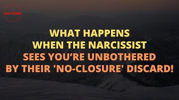 🔴When the Narcissist Realizes Their 